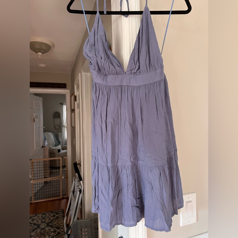 Blue Sleeveless Dress